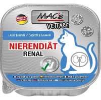 MAC'S KATZE VETCARE NIERENDIÄT LACHS & HUHN 100G MAC'S KATZE VETCARE NIERENDIÄT LACHS & HUHN 100G
