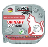 MAC'S KATZE VETCARE URINARY HUHN & PUTE 100G MAC'S KATZE VETCARE URINARY HUHN & PUTE 100G