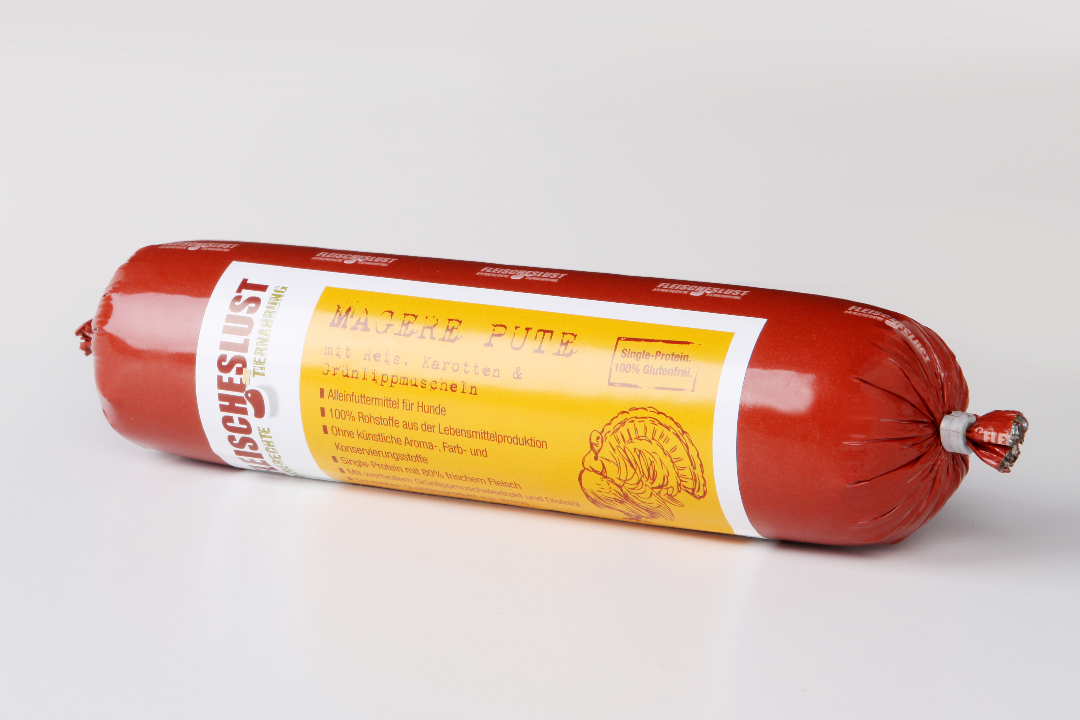 Fleischeslust Magere Pute 400g | Nassfutter | Hundefutter | Hund | wir frs  tier