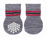 Trixie Hundesocken M-L grau AntiRutsch Trixie Hundesocken M-L grau AntiRutsch