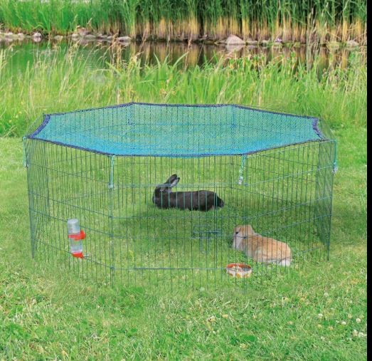 natura Freilaufgehege+Netz 150x57cm grün