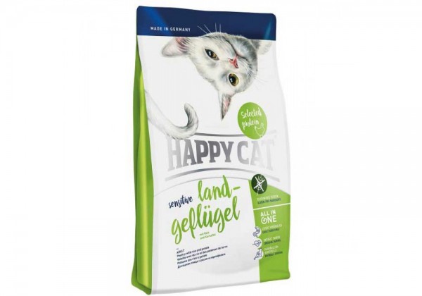 Happy Cat Sensitive 1,4kg Land-Geflügel