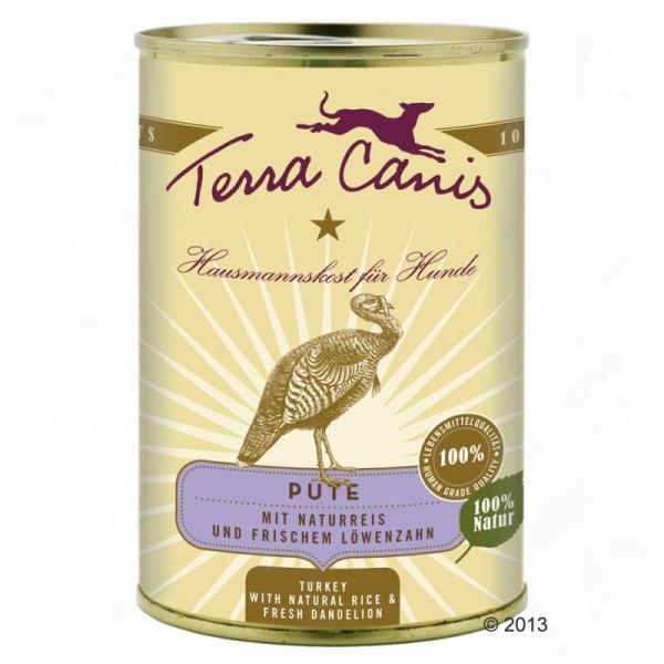 Pute mit Naturreis und Löwenzahn / 400g