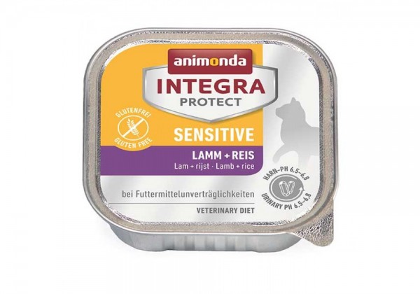 animonda Integra Protect Sensitive Katze 100g mit Lamm und Reis