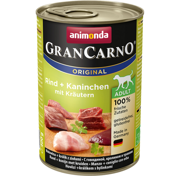 GranCarno Adult 400g Rind&Kaninchen