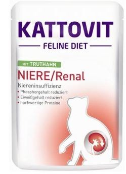 Kattovit Feline Diet 85g Niere/Renal mit Truthahn