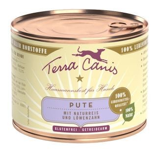 Pute mit Naturreis und Löwenzahn / 200g