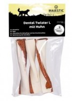 MAJESTIC Dog Dental Twister L mit Huhn 300g MAJESTIC Dog Dental Twister L mit Huhn 300g