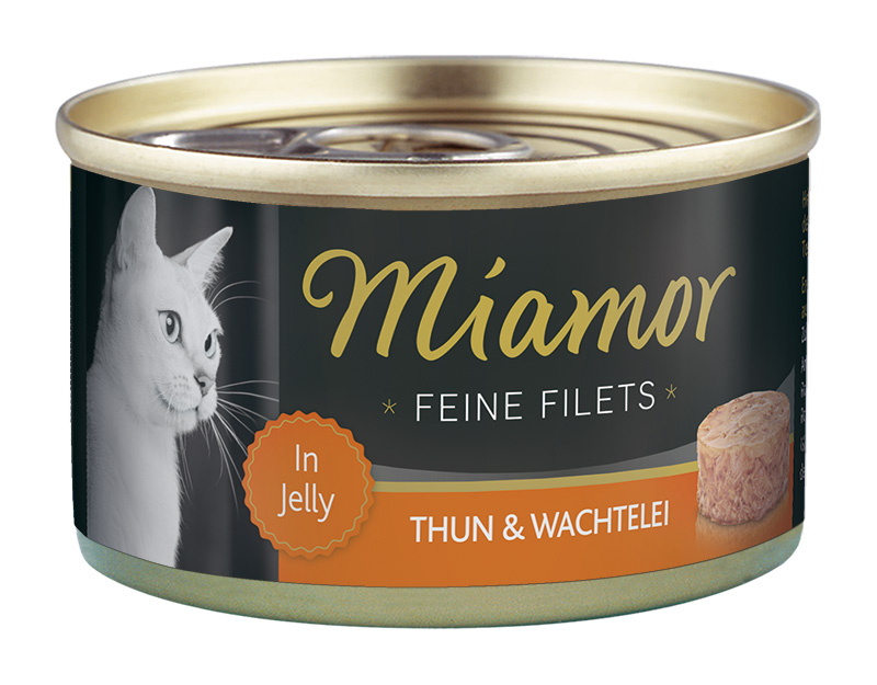 Miamor Feine Filets 100g Thunfisch&Ei | Nassfutter | Katzenfutter | Katze | wir fürs tier