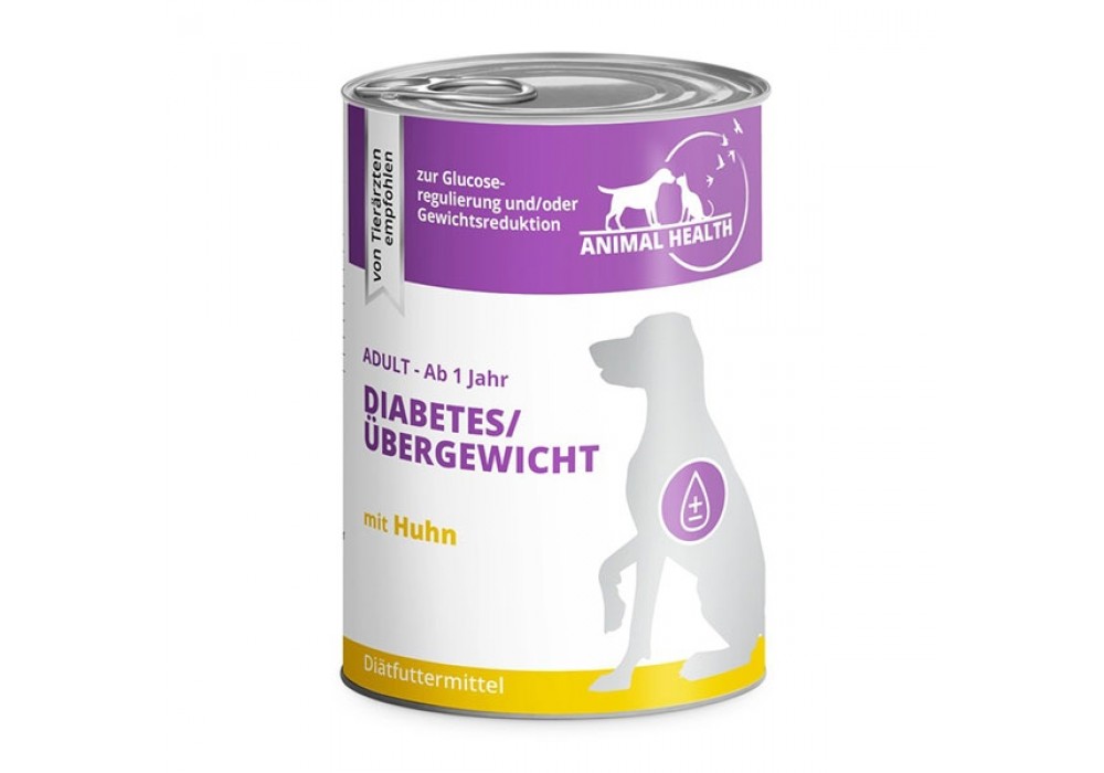 Animal Health Hund Adult Diabetes/bergewicht 400g mit Huhn | wir frs tier