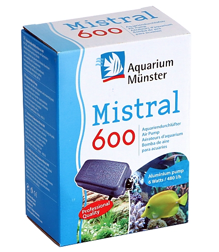 MISTRAL 600 Aquarien-Luftpumpe